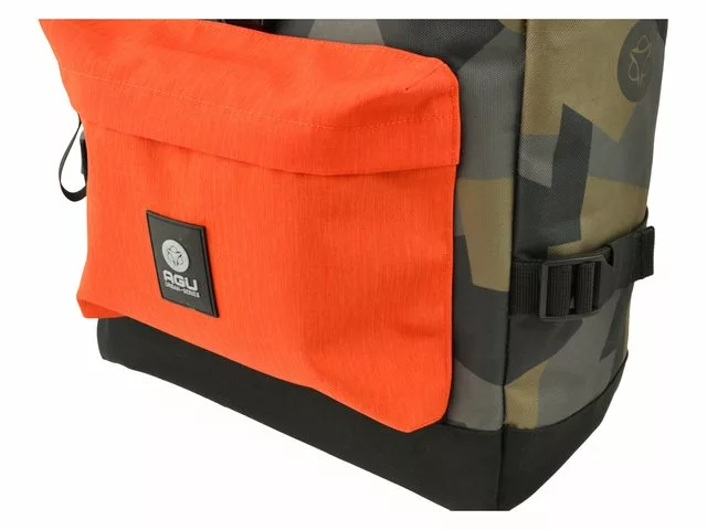 AGU Urban Trend H2O Double Cykeltaske - Camo / Orange 5 AGU Urban Trend H2O Double Cykeltaske - Camo / Orange - Billede 3