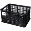 Basil Crate Recycled Kasse Til Lad Eller Bagagebærer Sort 40L åben -Cykelanhængere Butik Basil Crate Recycled kasse til lad e 1661422463