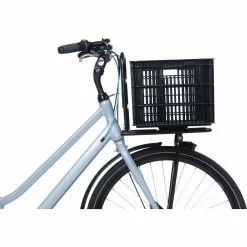 Basil Crate Recycled Kasse Til Lad Eller Bagagebærer Sort 40L åben -Cykelanhængere Butik Basil Crate Recycled kasse til lad e 1661422463 02