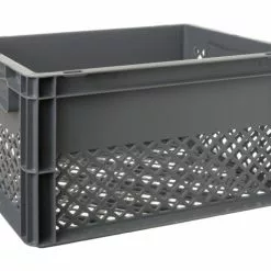 Cykelanhængere Butik 37 AGU Fastrider Kasse Til Bagagebærer 22 Liter Grå