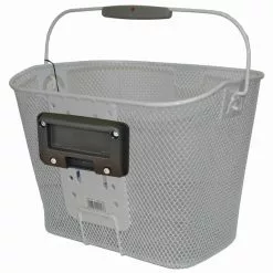 Klickfix Uni Cykelkurv Hvid Til Front